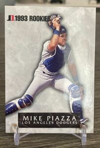 1993 Jimmy Dean Rookies Mike Piazza #8 HOF Los Angeles Dodgers 海外 即決