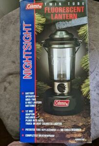 Coleman 5355-700 Camping Personal Lantern Fluorescent Twin Tube Battery Powered 海外 即決