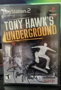 Tony Hawk Signed Tony Hawk Underground Ps2 Signature With Protective Case Cib 海外 即決