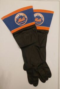 New York Mets Team Dish Rubber Gloves MLB Baseball NWT Black 海外 即決