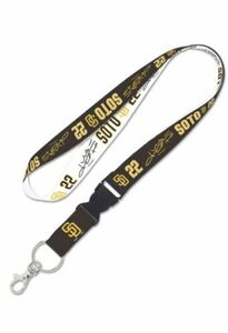 SAN DIEGO PADRES JUAN SOTO LANYARD W/DETACHABLE KEYSTRAP FUNCTION MLB 海外 即決