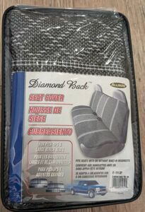 Allison 67-1919GRY Gray Diamond Back Large Bench Truck Seat Cover - New in Bag 海外 即決