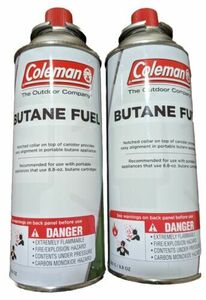 2 Cans Coleman Butane Stove Camp Fuel 8.8OZ Emergency Survival Camping 海外 即決