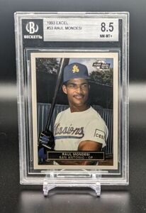 1992-93 Excel #53 Raul Mondesi -Los Angeles Dodgers Minor League BGS 8.5 海外 即決