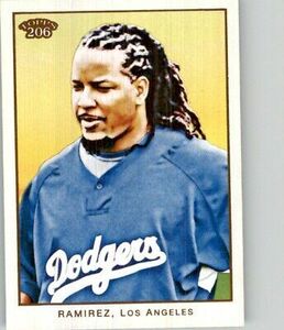 2009 Topps 206 Manny Ramirez VAR SP Los Angeles Dodgers #175 海外 即決