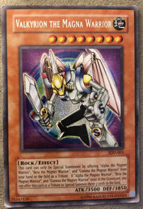 Yu-Gi-Oh Valkyrion The Magna Warrior 1st Edition Secret Rare SDD-001 Low-Grade 海外 即決