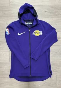 Lakers team issued Large Tall Pro cut jersey jacket hoodie Warmup LeBron James23 海外 即決