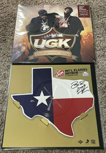 *SIGNED BY BUN B* UGK - RSD Texas Pic Disc & アンダーグランド / Kingz バイナル Me Please 海外 即決