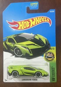 Hot Wheels LAMBORGHINI VENENO HW EXOTICS - Lime Green - #165/365 #6/10 VHTF NEW 海外 即決