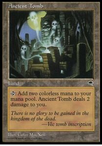 Ancient Tomb (315/350) Tempest HP Heavily Played MTG Magic The Gathering 海外 即決