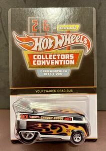 Hot Wheels 26th Annual Collectors Convention VW Volkswagen Drag Bus Dinner Car! 海外 即決