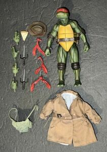 NECA TMNT Teenage Mutant Ninja Turtles Raphael In Disguise Figure Complete 海外 即決