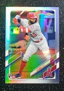 Jo Adell 2021 Topps Chrome Rookie Refractor #142 Angels 海外 即決