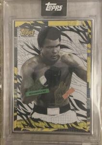 2021 Topps Muhammad Ali card TB-9 Artist Proof 1 of Only 56 Copies!!! 海外 即決