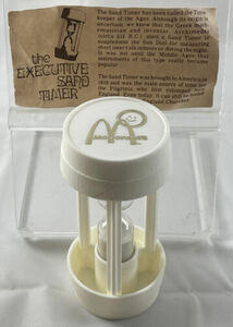 70s McDonald’s Hourglass Executive Sand Timer w/ Box Employee Promo West Germany 海外 即決