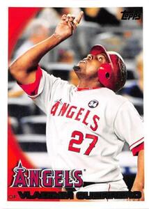 2010 TOPPS #130 VLADIMIR GUERRERO NMMT ANGELS HOF 海外 即決