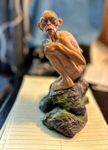 Lord of the Rings The Two Towers Smeagol Gollum Figure 7” Statue 海外 即決