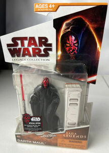 Star Wars 2009 SAGA Legends Legacy SL07 Sith DARTH MAUL Battle Gear Figure! New 海外 即決