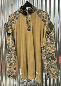 Issued FROG Combat Shirt Woodland MARPAT XL-R EXTRA LARGE REGULAR FR USMC 海外 即決