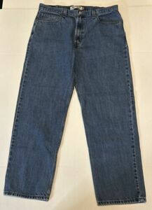 Levi’s Red Tab 550 Men’s Relaxed Fit Medium Dark Wash Denim Jeans 38x32 海外 即決