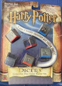 Vintage Harry Potter Dicers Dice Game Collectible Starter Set New NIB 海外 即決