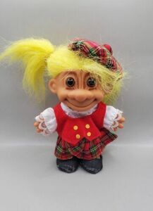 Vintage Russ Troll Doll ~Scottie~ Great Condition~ Free Shipping! 海外 即決
