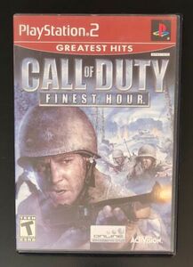 Call of Duty: Finest Hour (Sony PlayStation 2) PS2 Game CIB Complete Tested 海外 即決