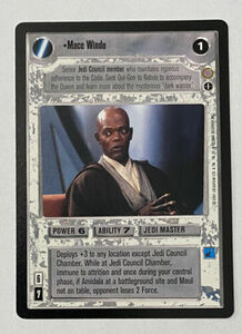 Star Wars CCG Mace Windu AI Coruscant - M/NM - Alternate Image 海外 即決