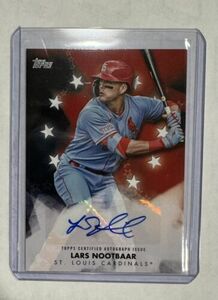 2024 Topps Baseball Stars Lars Nootbaar Autograph BSA-LN Cardinals 海外 即決