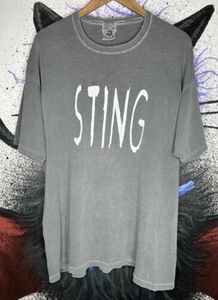 Vintage Sting The Police 2000 USA Tour T-Shirt Pigment Dyed Distressed - XL 海外 即決