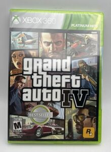 Grand Theft Auto IV Platinum Hits Xbox 360, 2008 Brand New Sealed!! 海外 即決