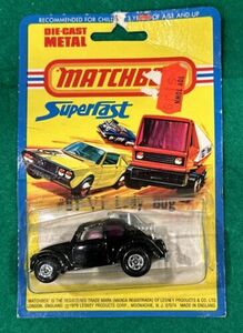 Matchbox Superfast Roman Numeral VI Lady Bug Black Blister Card Limited Edition 海外 即決