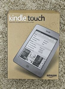 Amazon Kindle Touch (4th Generation) 4GB, Wi-Fi, 6in - Silver Brand New 海外 即決