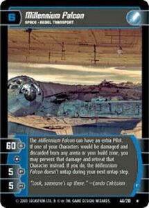 STAR WARS EMPIRE STRIKES BACK SET MILLENNIUM FALCON (F) 46/210 FOIL M/GEM MINT 海外 即決