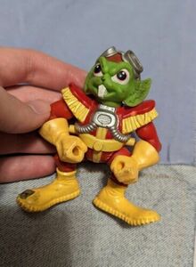 Vintage Hasbro Captain Bucky O’Hare Figure 1990 Toad Wars No Ears 海外 即決