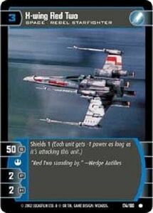 STAR WARS TCG WOTC A NEW HOPE X-WING RED TWO 174/180 FOIL GEM MINT 海外 即決