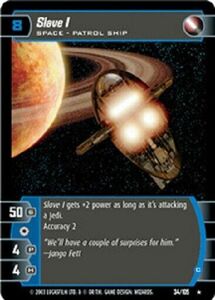 STAR WARS TCG WOTC JEDI GUARDIANS SLAVE 1 (C) 34/105 GEM MINT 海外 即決