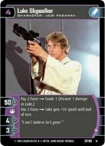 STAR WARS TCG WOTC A NEW HOPE LUKE SKYWALKER (B) 25/180 GEM MINT 海外 即決