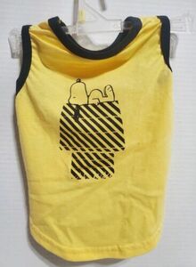 Peanuts Snoopy small Dog Tank tee shirt clothing kawaii cute new 海外 即決