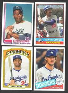 2013 Topps Archives (1-245) - LOS ANGELES DODGERS Team Set 海外 即決