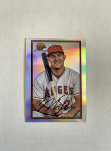 2019 Bowman Chrome 30th Anniversary 1989 Mike Trout Refractor B30-MT Angels 海外 即決