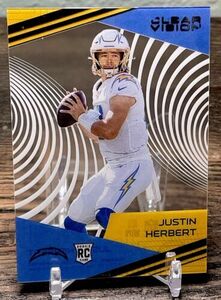 2020 Chronicles Justin Herbert Clear Vision Rookie #CV-3 Los Angeles Chargers RC 海外 即決