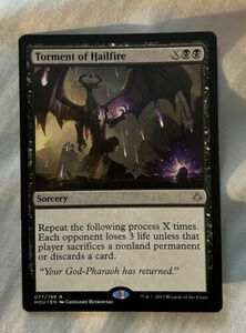 MTG Magic The Gathering Torment of Hailfire *NP 海外 即決