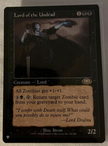MTG Magic The Gathering Lord of the Undead *Never Played 海外 即決