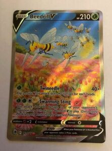 (M/NM) ポケモン TCG Beedrill V Astral Radiance 161/189 Alt Art 海外 即決