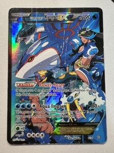 Team Aqua's Kyogre EX 6/34 Double Crisis Ultra Rare Full Art Holo ポケモン HP 海外 即決