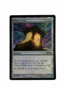 MTG NM/M Mana Crypt FOIL Judge Promo 海外 即決