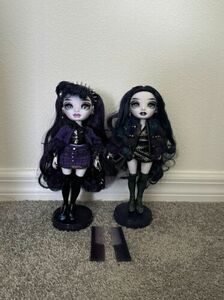 Rainbow High Shadow High Special Edition Twins 2-Pack Fashion Doll, Purple Black 海外 即決