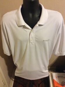 Columbia PFG Omni-Shade Performance Fishing Polo Shirt Mens Large White Vented 海外 即決