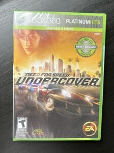 Need For Speed Undercover Xbox 360 Platinum Hits RARE GREEN CASE VARIANT NEW 海外 即決